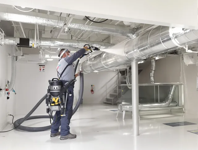 Professional central duct cleaning by Kingston Air Duct Cleaning in Kingston