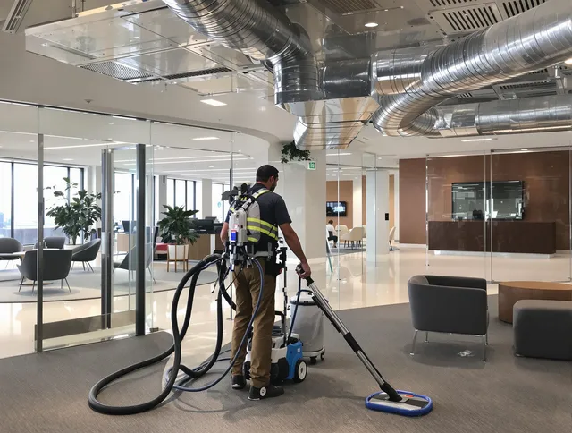 Commercial duct cleaning service by Kingston Air Duct Cleaning in Kingston
