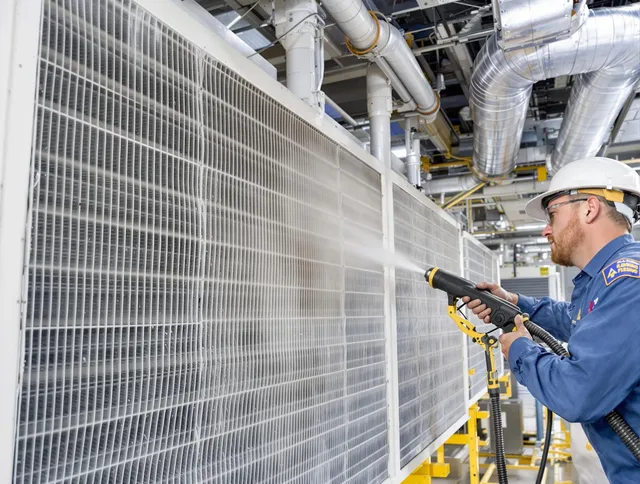 Professional commercial coil cleaning by Kingston Air Duct Cleaning in Kingston