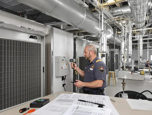 Professional filter system inspection by Kingston Air Duct Cleaning in Kingston