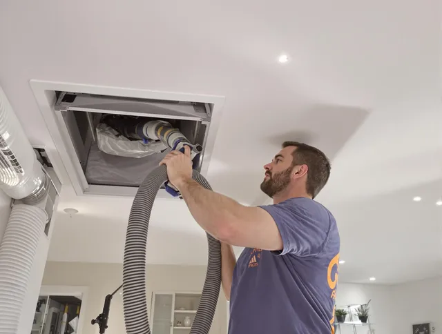 Precision indoor duct cleaning by Kingston Air Duct Cleaning in Kingston